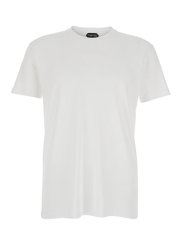 T-Shirt Crew Neck White Cotton T-shirts