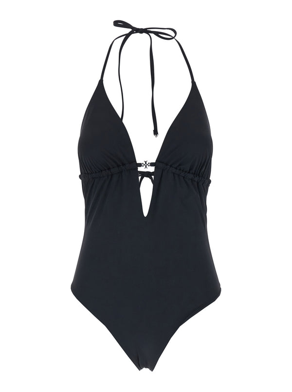 One-Piece Swimsuit Black Swimwear