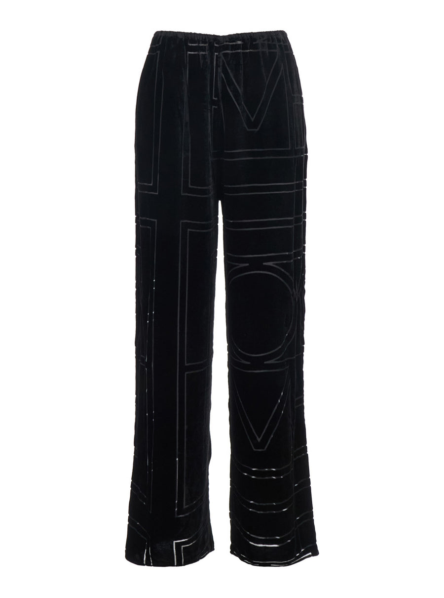 Trousers Black Velvet Viscose