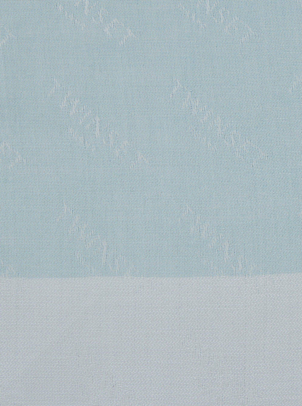Fringed Edge Scarf in Blue Wool Blend for Women Light Polyester Scarfs And Foulards
