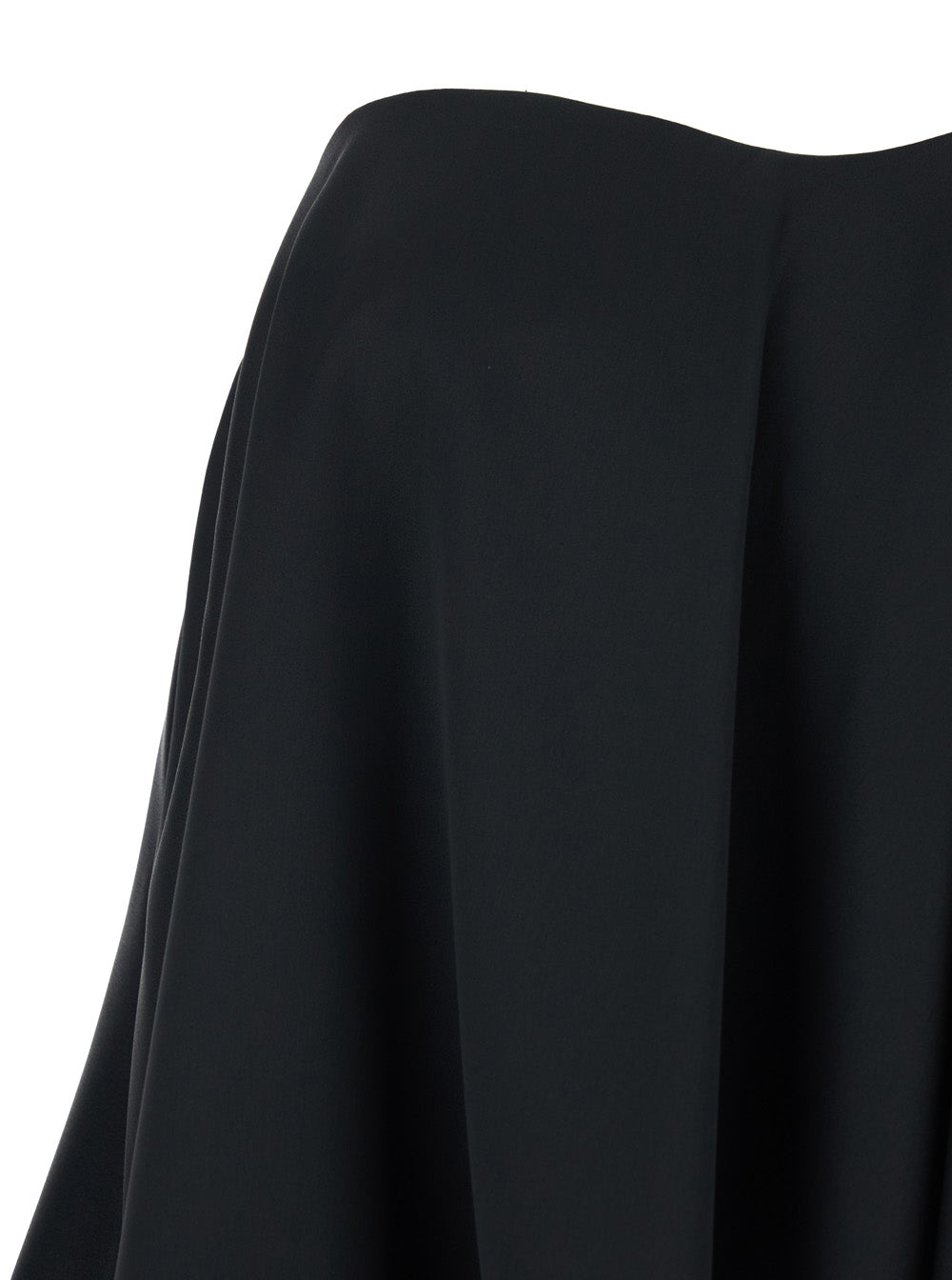 TOP Black Acetate Polyester Tops