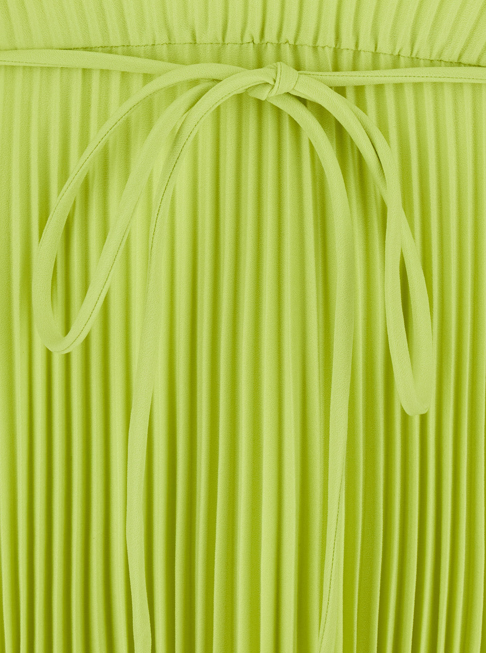 Long Dress With Elegant Details And Light Fabric Green Women