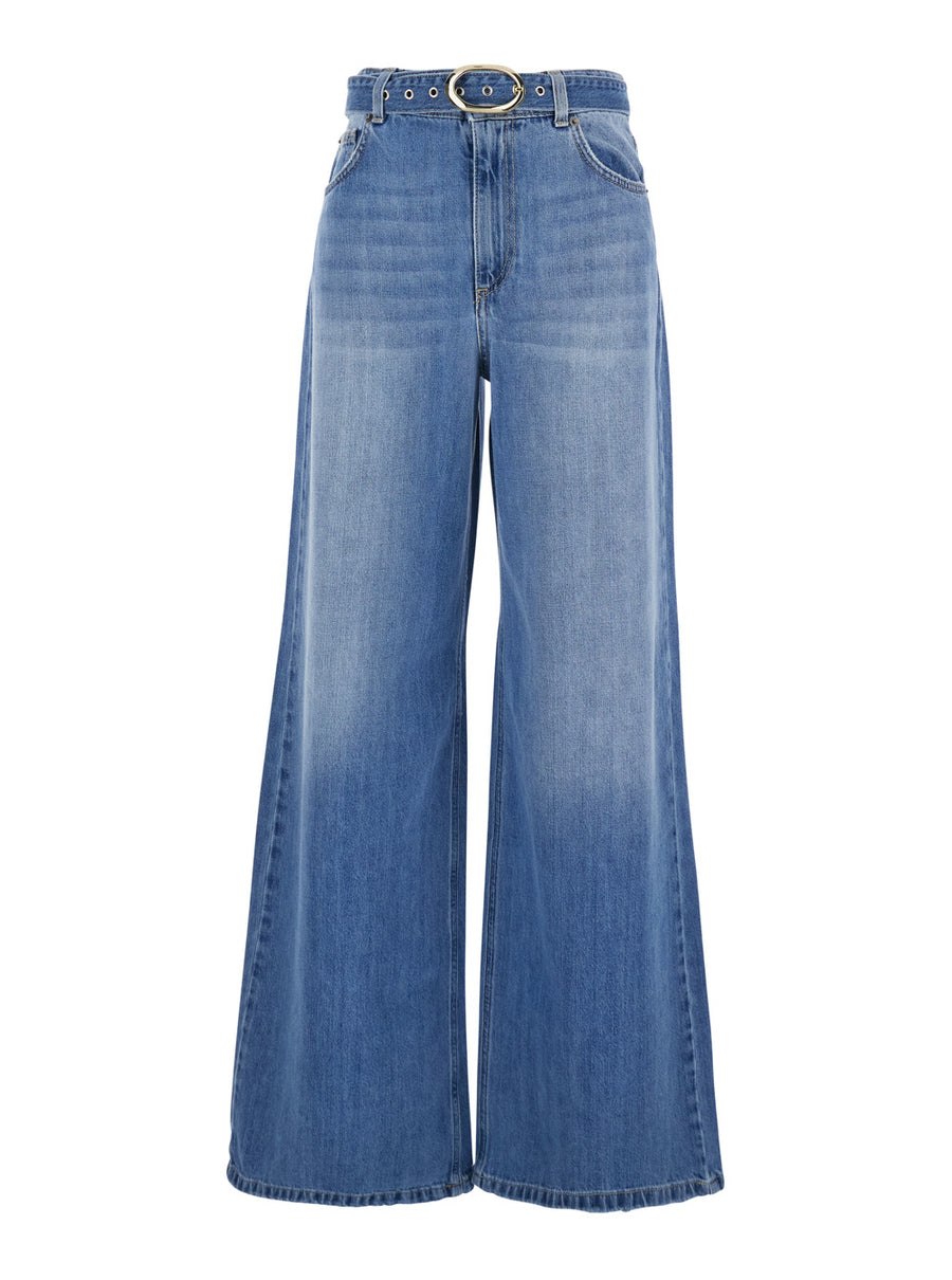 Jeans Blue Denim Cotton