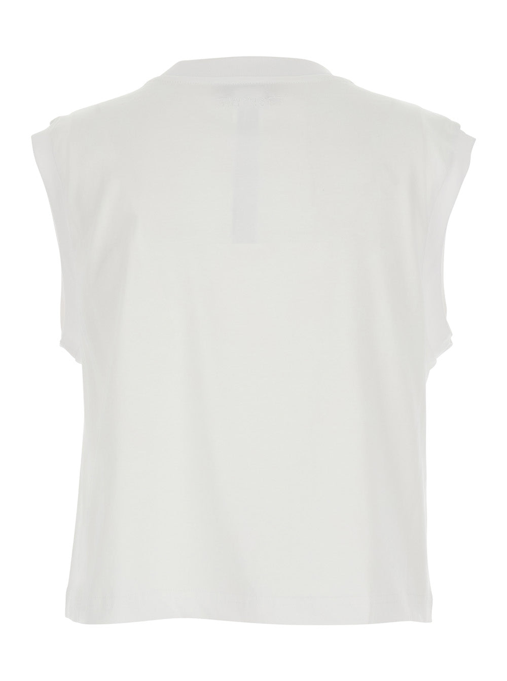 T-Shirt Embroidery White With Embroidered Cotton Details For Women Tshirts And Polo Shirts