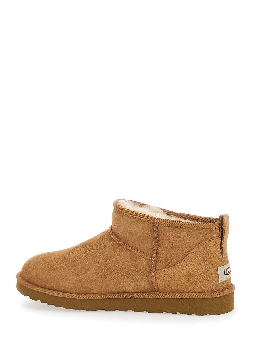 Mens Ultra Mini Suede Brown Boots Leather Ankle