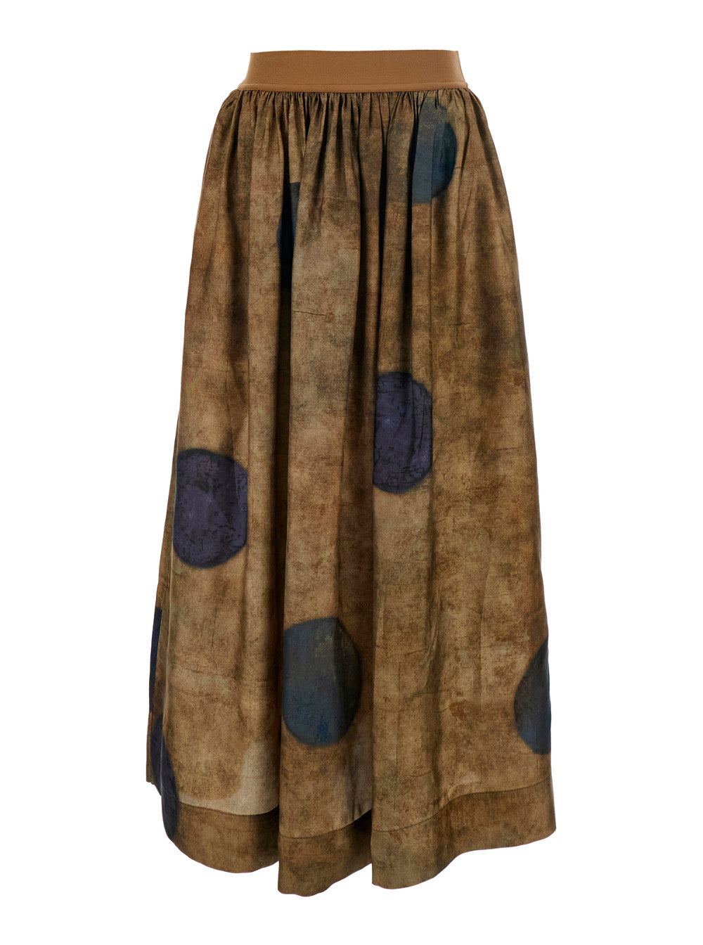 Gillian Dress With Viscose And Cupro Details Brown Women Skirt