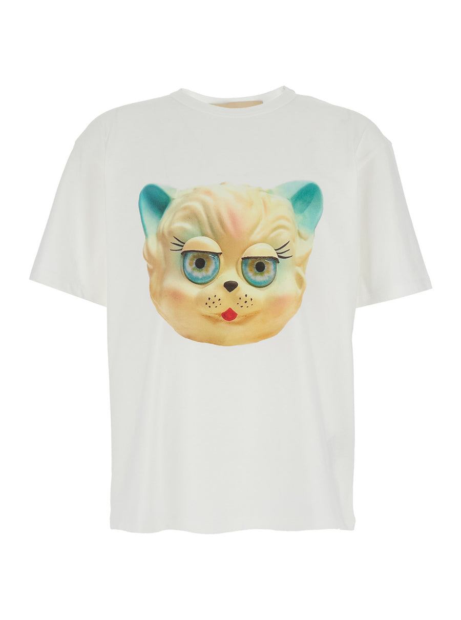 T-Shirt Crew Neck White Cotton T-shirts