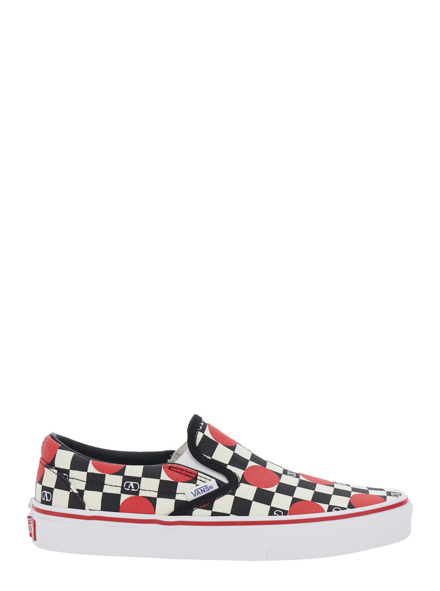 Low Top Sneaker, Multicolour Cotton Trainers