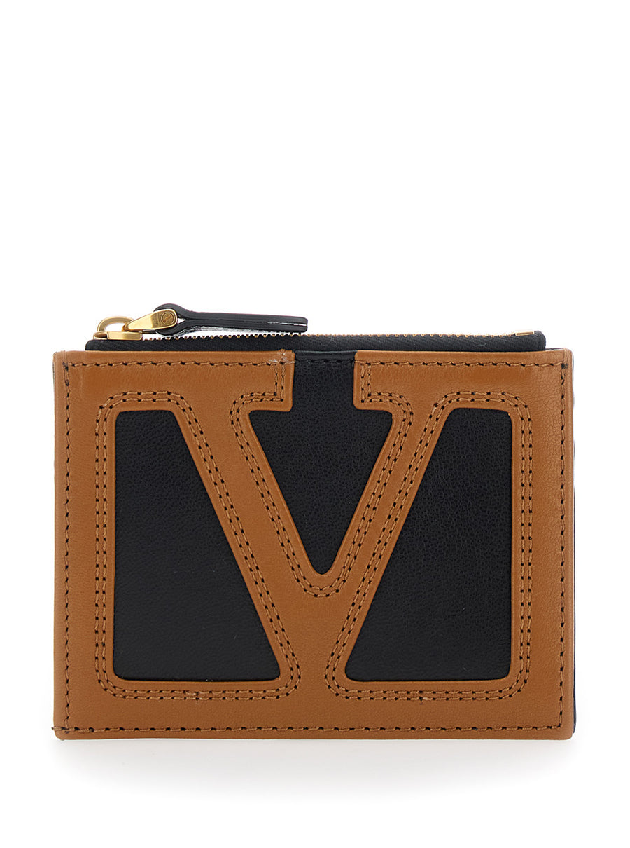 Card Holder Brown Leather Accessory