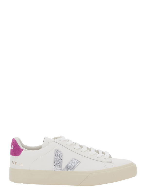 Sneakers Campo White Leather Organic Traced Trainers