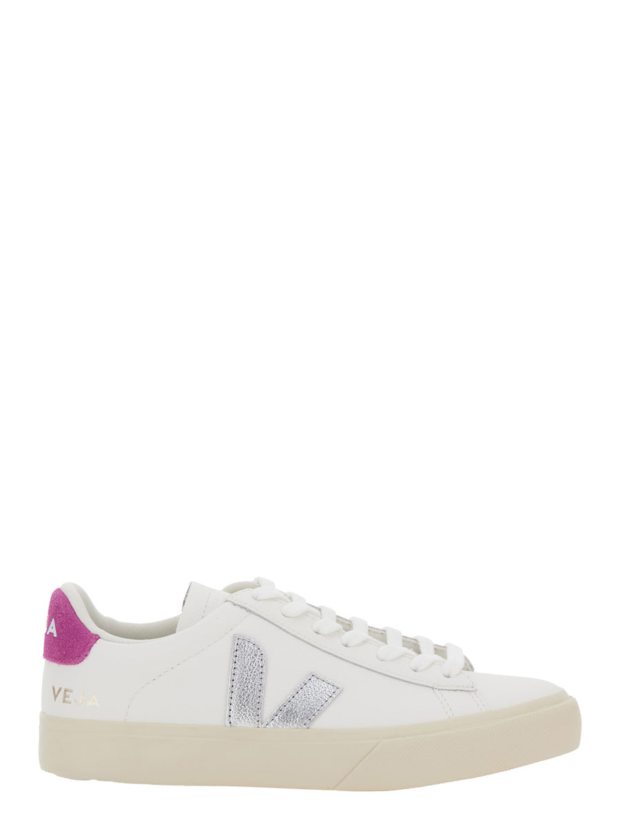 Sneakers Campo White Leather Organic Traced Trainers