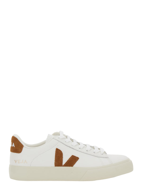 Sneakers Campo White Leather Organic Traced Trainers