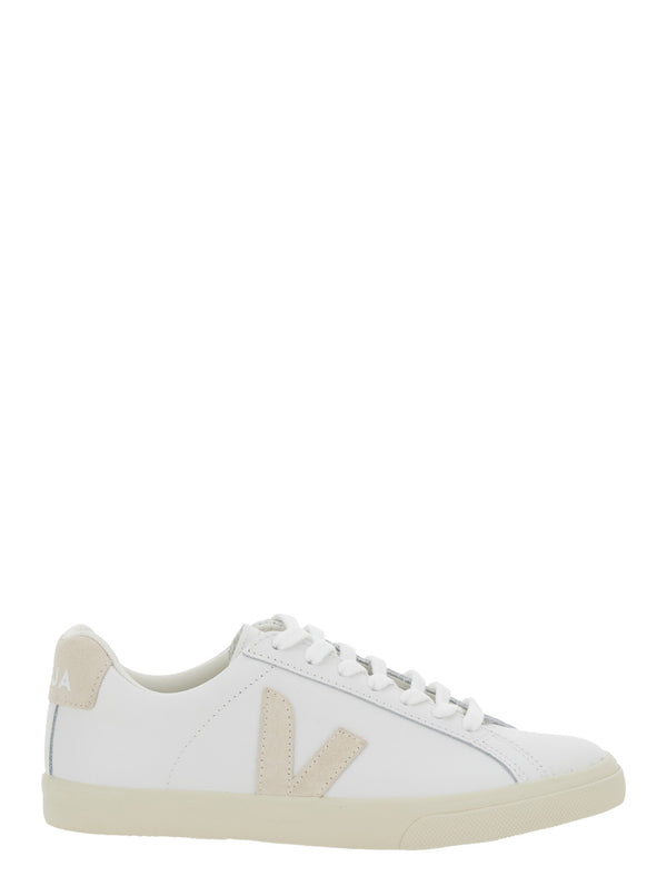 Low Sneakers Esplar White Leather Trainers