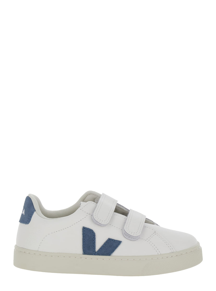 Sneakers Small Esplar White Leather Organic Traced Trainers