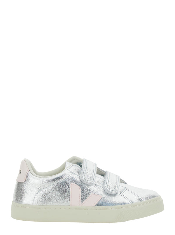 Sneakers Esplar Metallic Leather Organic Traced Trainers