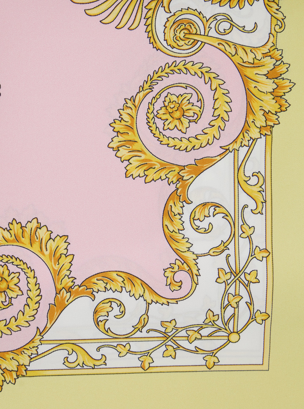 Multicolor Baroque Silk Scarf for Women Scarfs And Foulards