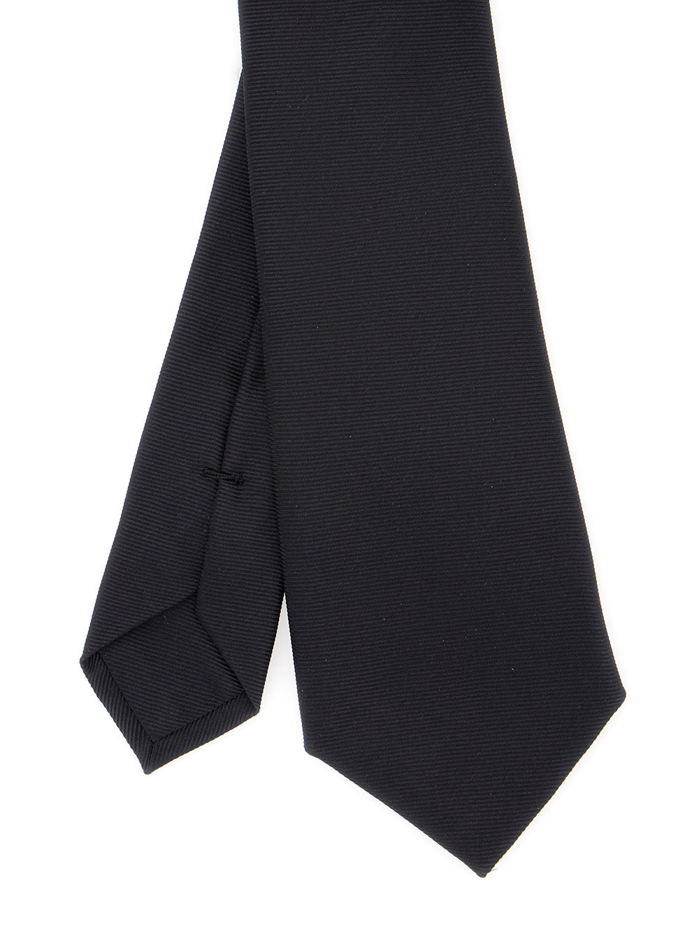 Black Tie with Medusa on the Front in Silk for Men Papillon And Ties