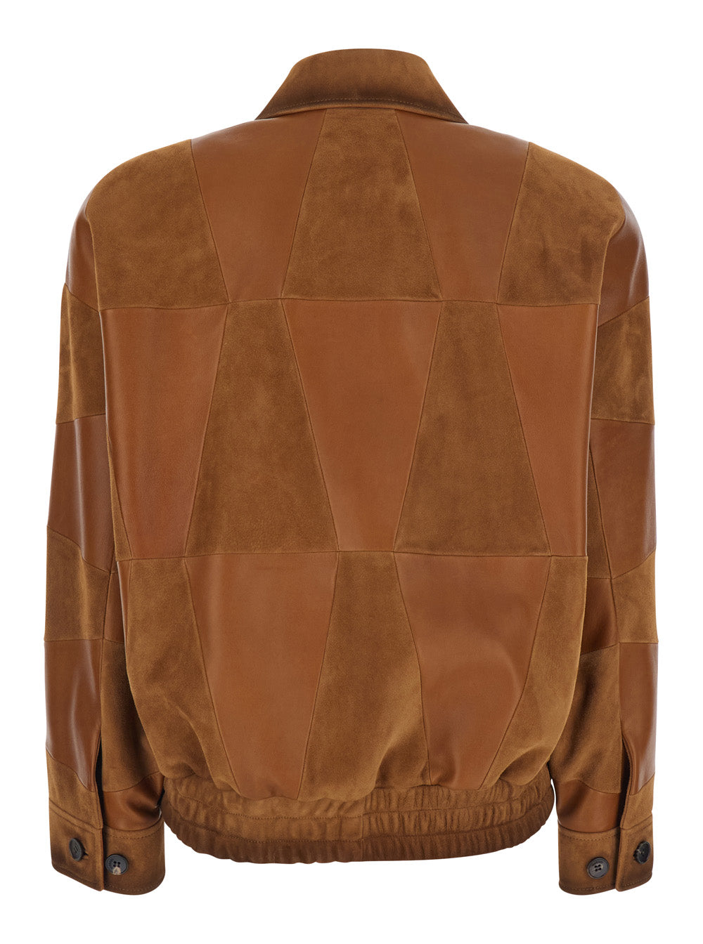 Danimer Brown Leather Jacket For Men Lamb