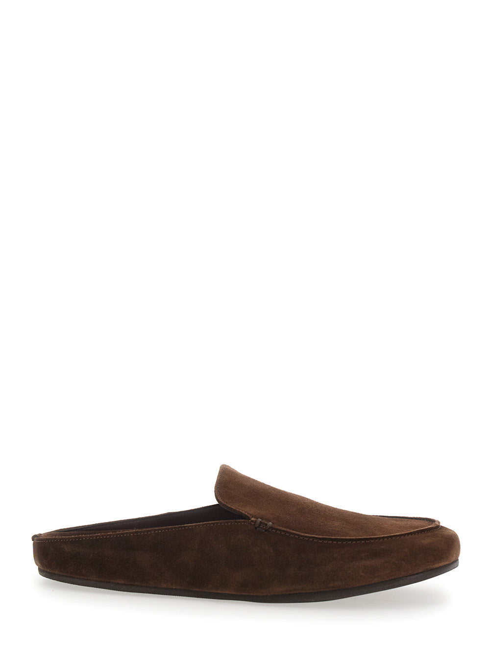 CAMOSCIO Brown Suede Flat Shoes