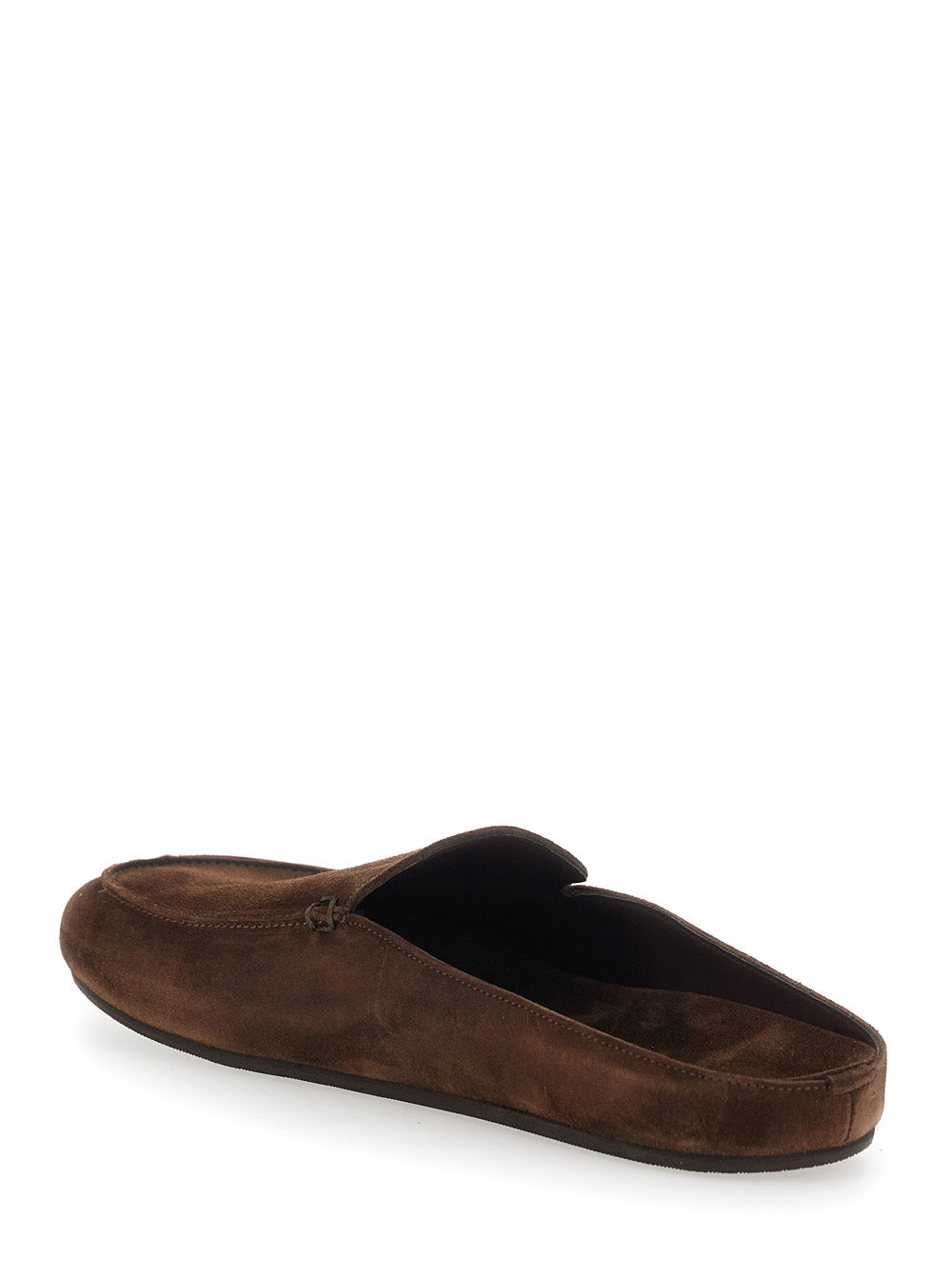 CAMOSCIO Brown Suede Flat Shoes