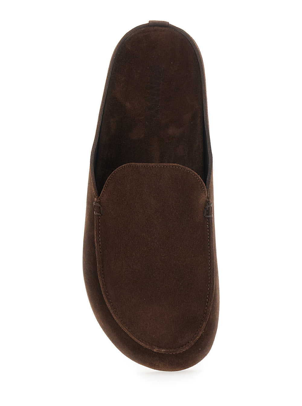 CAMOSCIO Brown Suede Flat Shoes