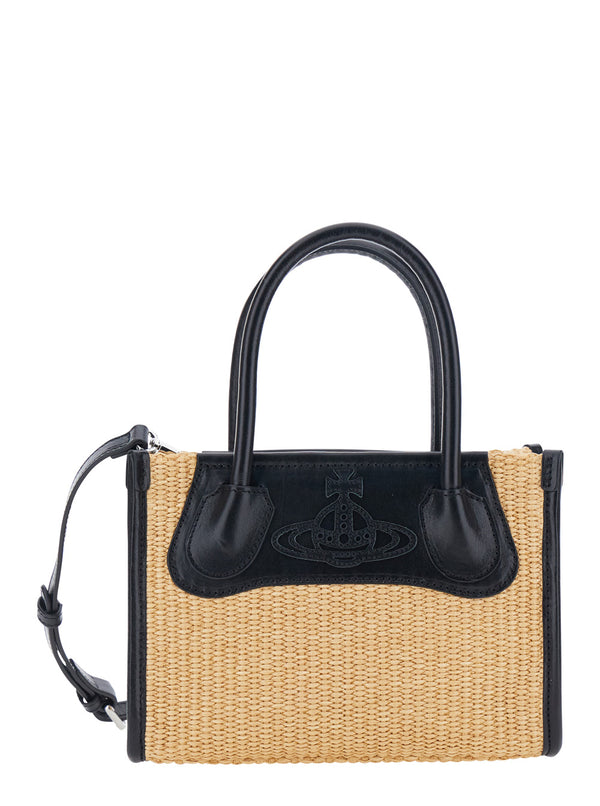 Handbag Troy Beige Cotton Handbags