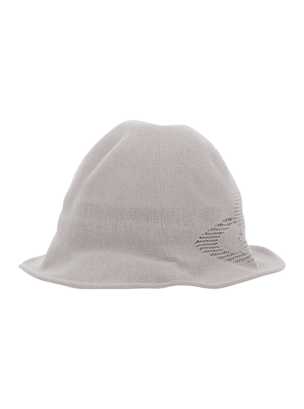 Hat Thermo Bucket Gray With Tech Fabric Logo Detail For Women Grey Polyester Cotton And Gloves