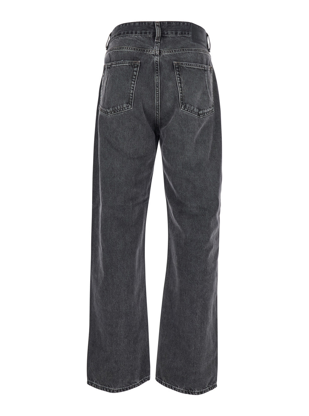 Black Denim Jeans with Belt Loops for Men Organic Cotton