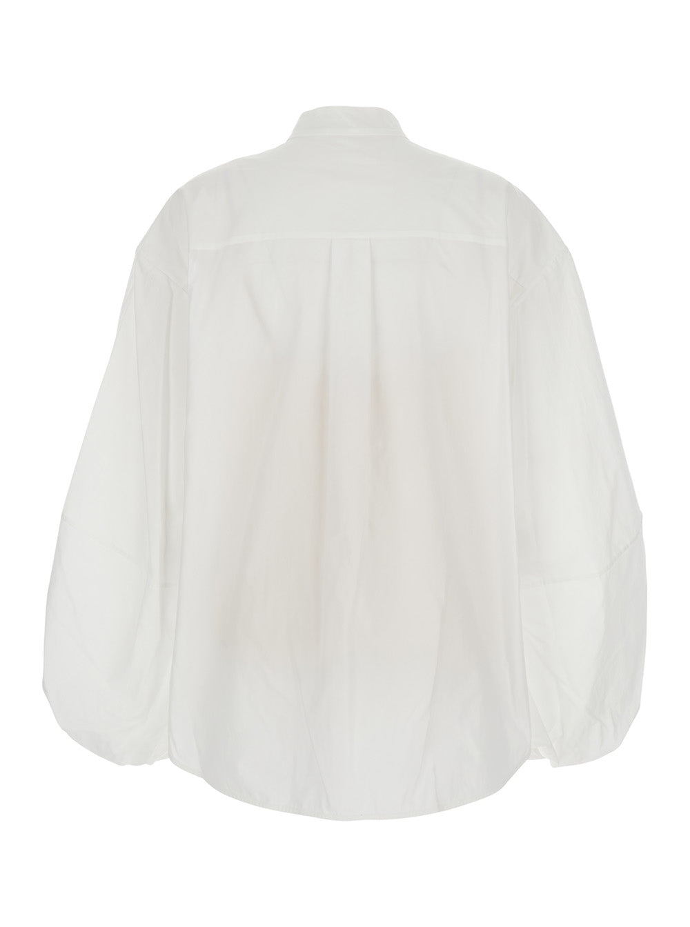 Luna Applique Blouse - White with details Cotton Women Shirts And Blouses