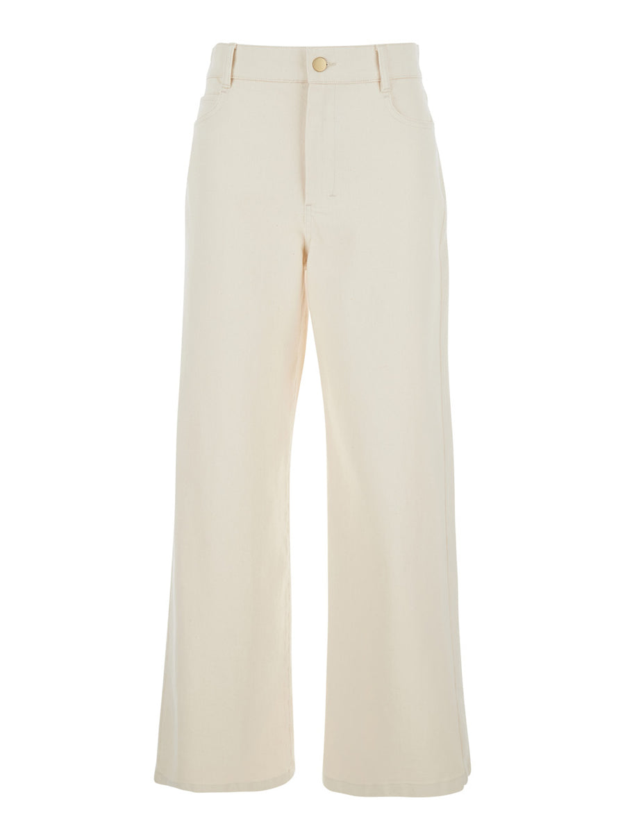 Jeans Zarina White Denim Cotton