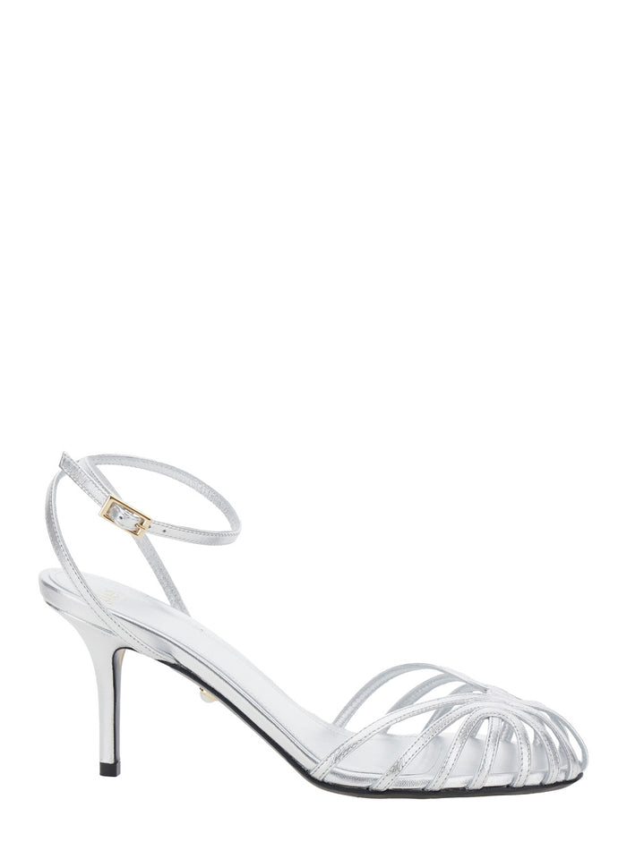 BLAKE 75 - Metallic Pumps 7.5 cm Heel Leather Women Goat Heels