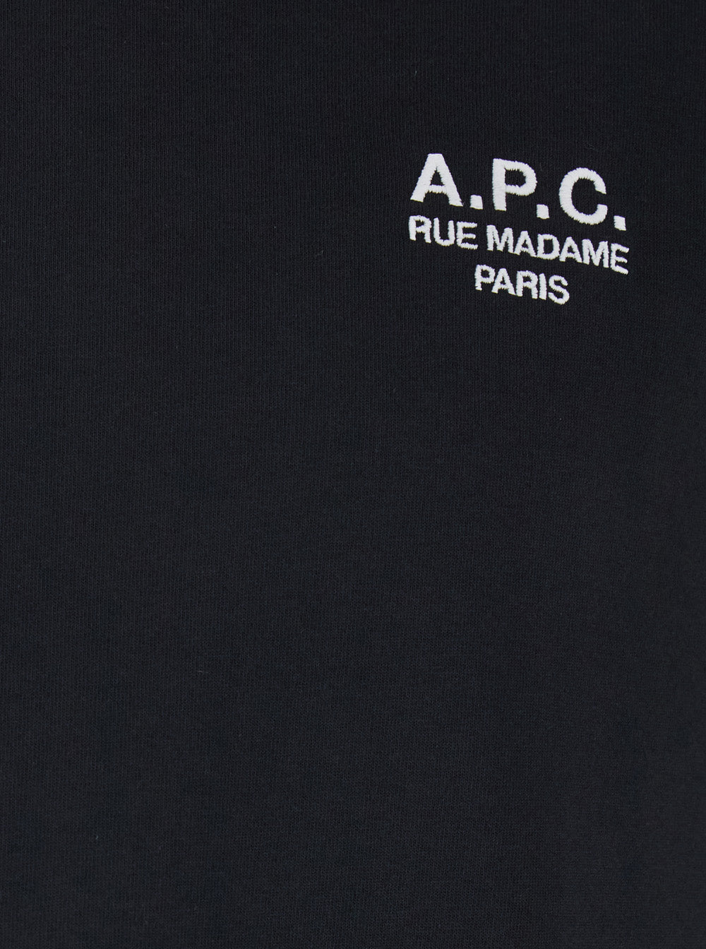 Black T-Shirt with Embroidered Logo on the Front In Cotton for Women Biologic Tshirts And Polo Shirts