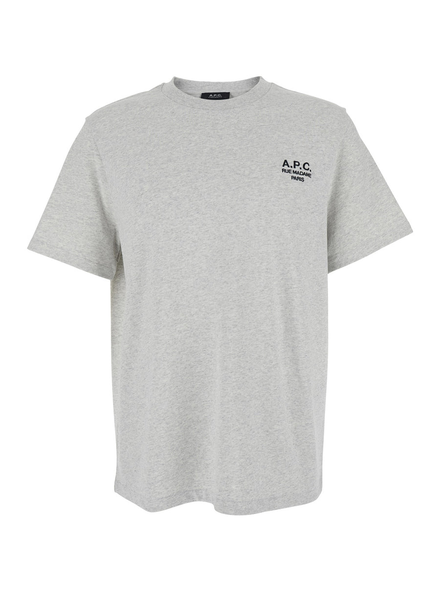 T-Shirt Crew Neck Grey Organic Cotton T-shirts & Jerseys