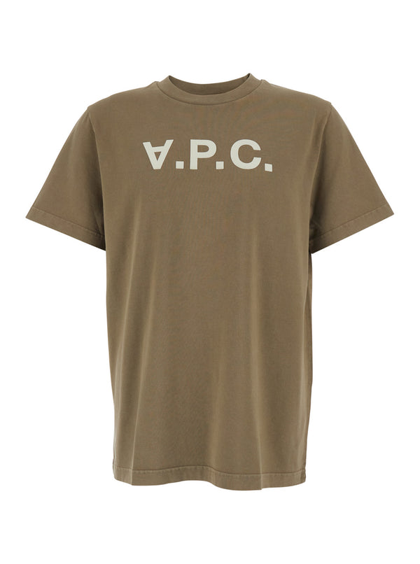 Crew Neck T-Shirt, Brown Organic Cotton T-shirts