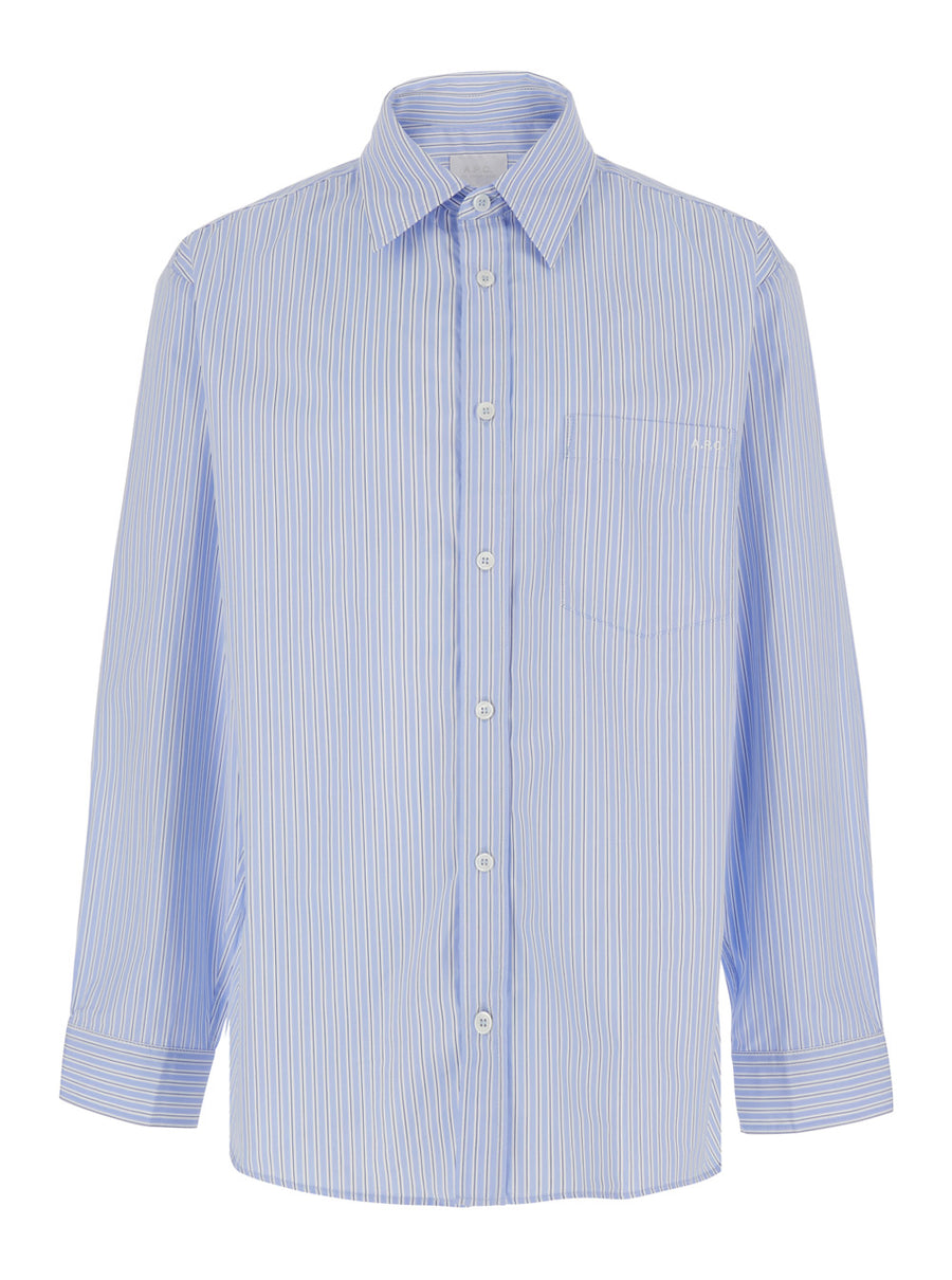 Shirt Light Blue Cotton