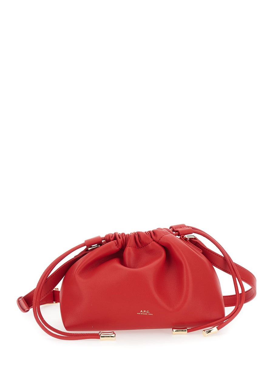 Crossbody Bag Ninon Mini Red Polyurethane Shoulder