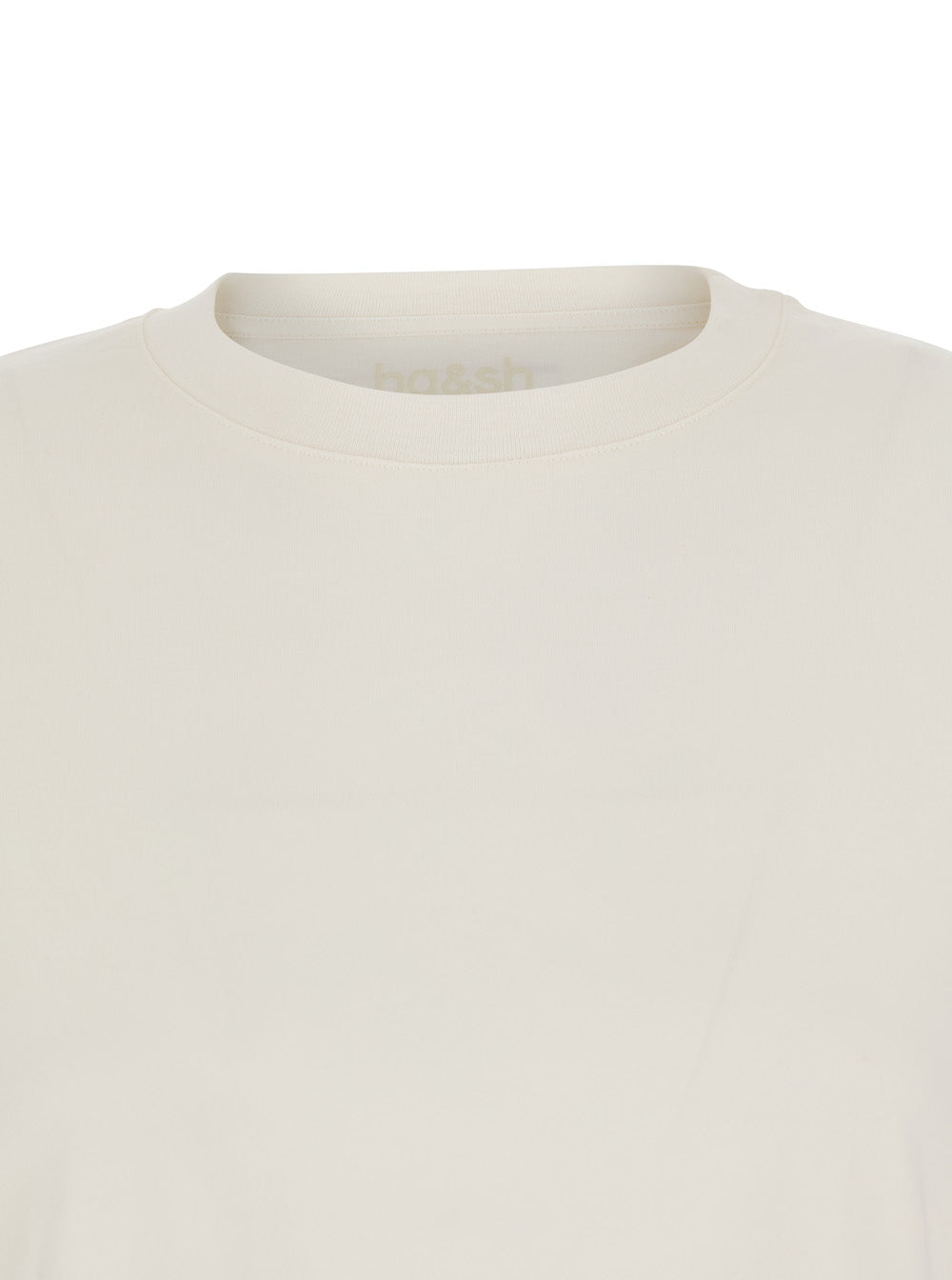 Rosie White T-Shirt with Round Neck and Short Sleeves in Cotton for Women Tshirts Polo Shirts