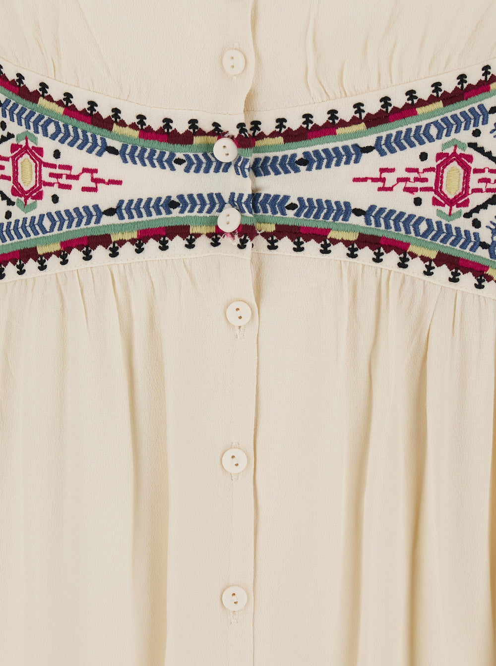 Robe Tina White Viscose Dress