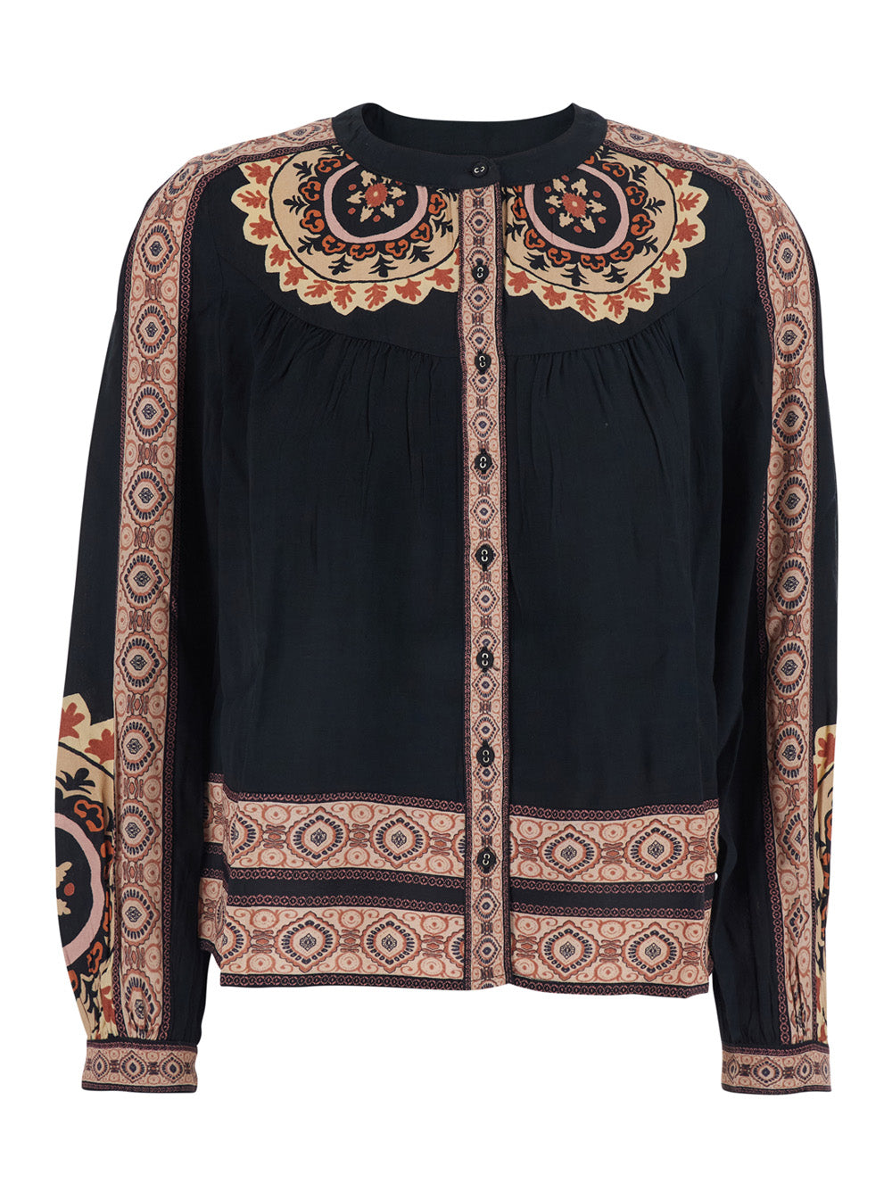 CHEMISE VALDA Black Viscose Shirts And Blouses