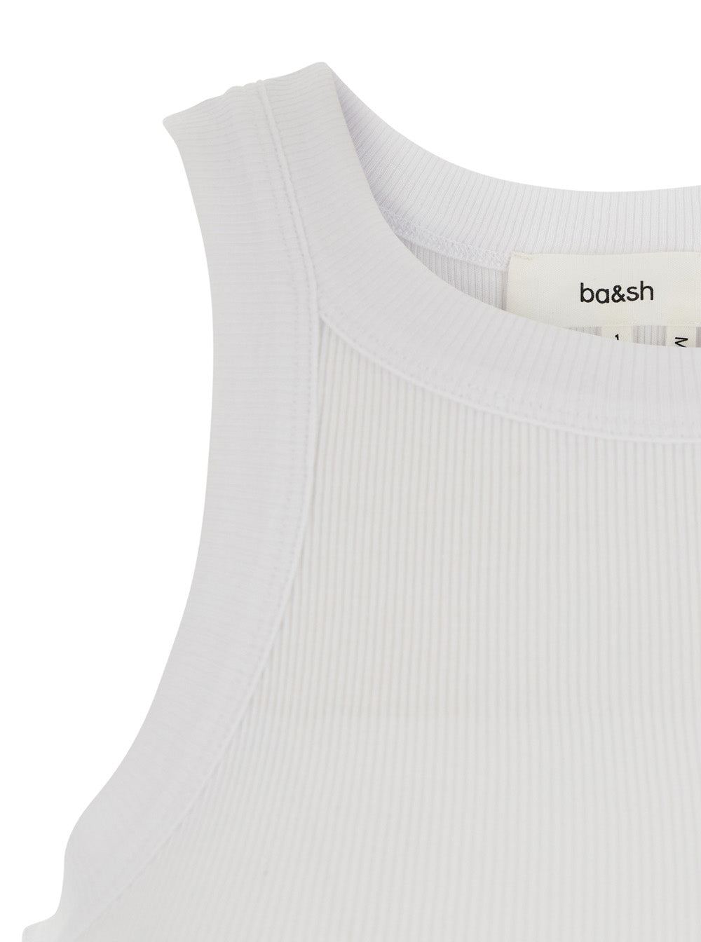 T-Shirt Cynda White With Round Neck And Short Sleeves Cotton For Women