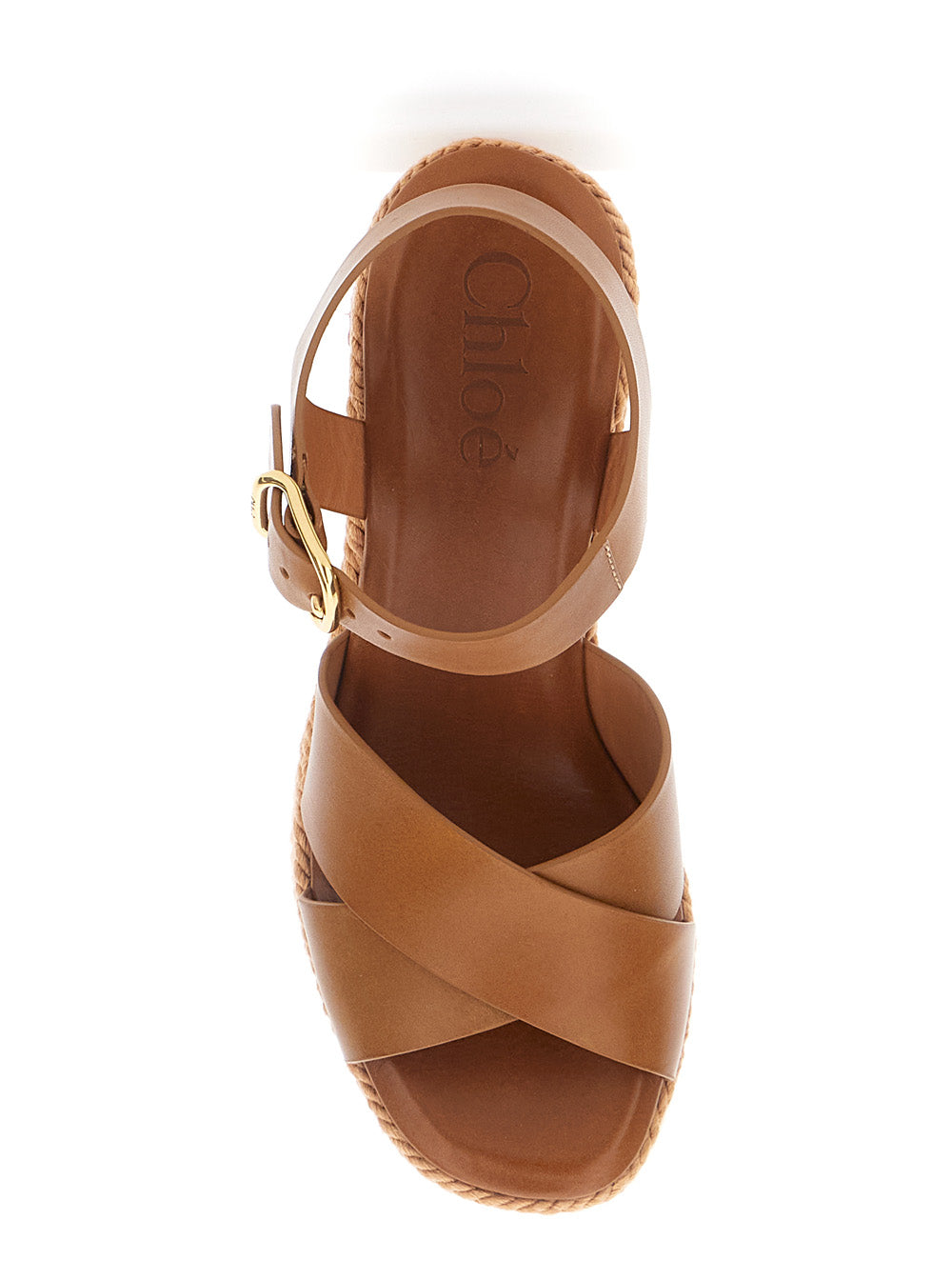 Sandals Brown Wedges