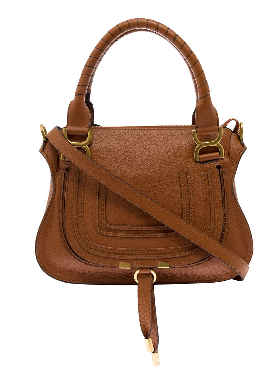 Handbag, Brown Leather Calf Handbags