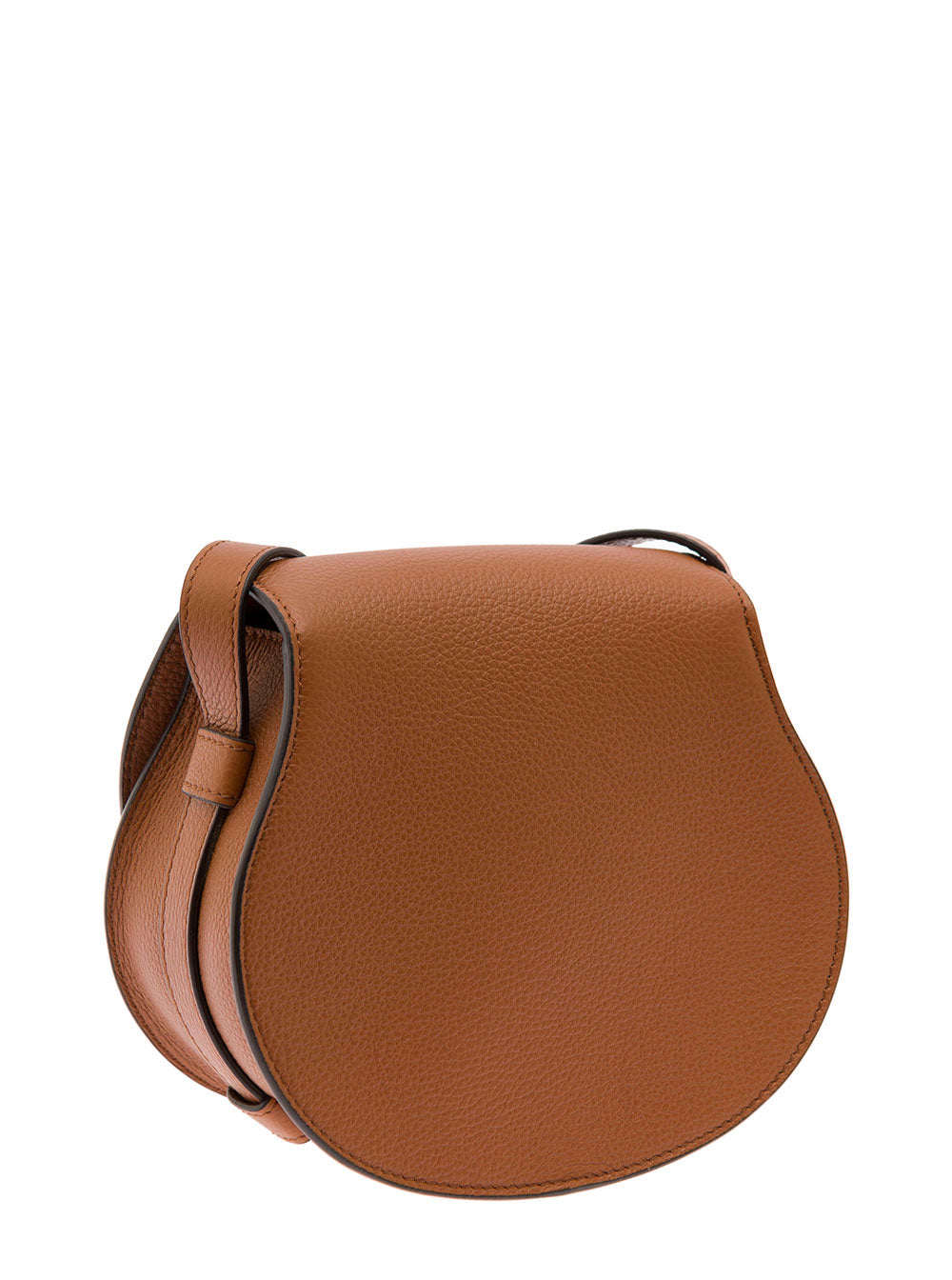 Marcie Brown Leather Saddle Bag Crossbody