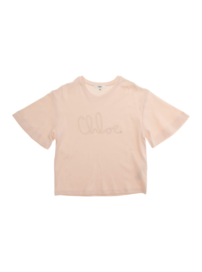 Pink Round Neck Cotton T-Shirt for Women Tshirts And Polo Shirts