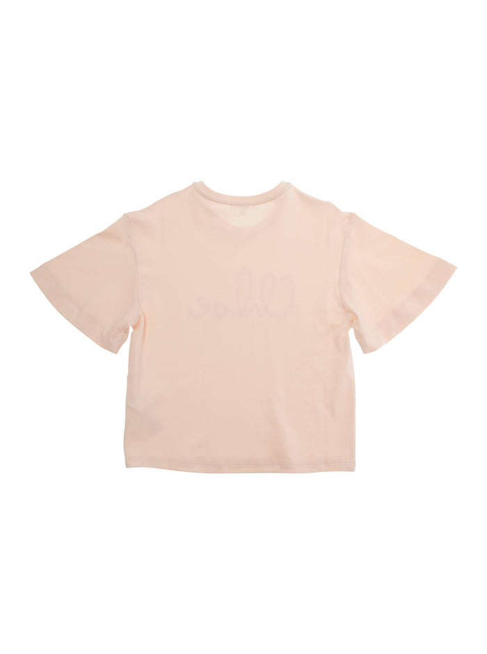 Pink Round Neck Cotton T-Shirt for Women Tshirts And Polo Shirts