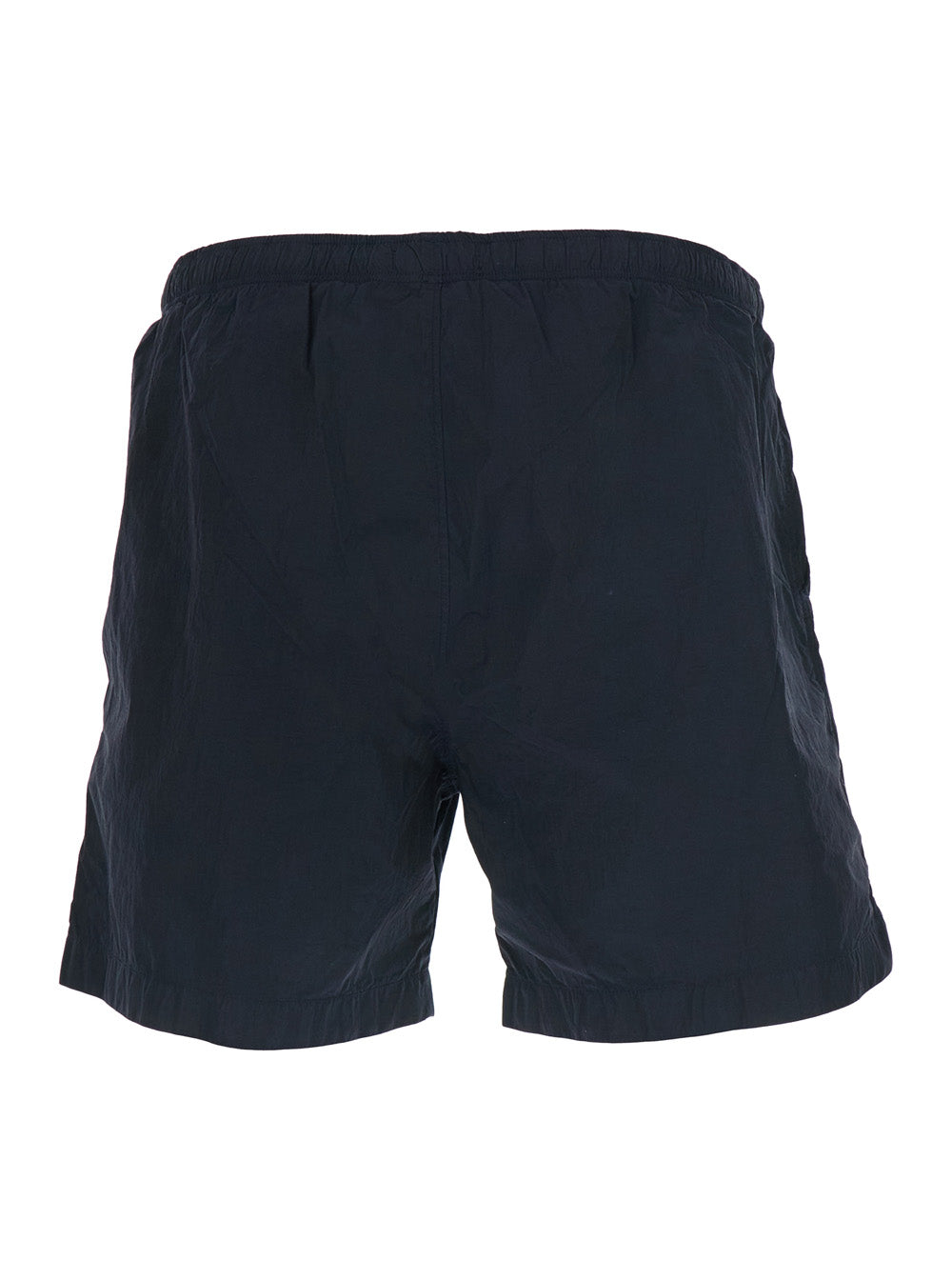 Blue Swim Shorts With Logo On The Front In Tech Fabric Men Blu Polyamide Beachwear