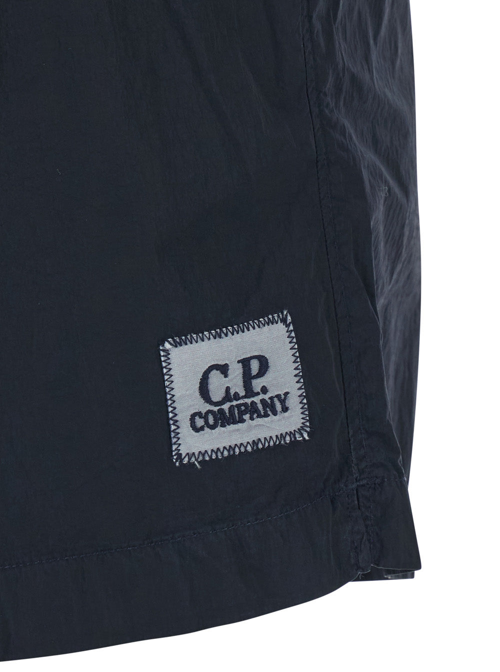 Blue Swim Shorts With Logo On The Front In Tech Fabric Men Blu Polyamide Beachwear