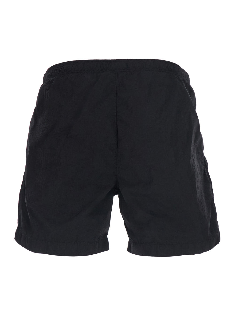 Black Swim Shorts With Logo On The Front In Tech Fabric Men Polyamide Beachwear