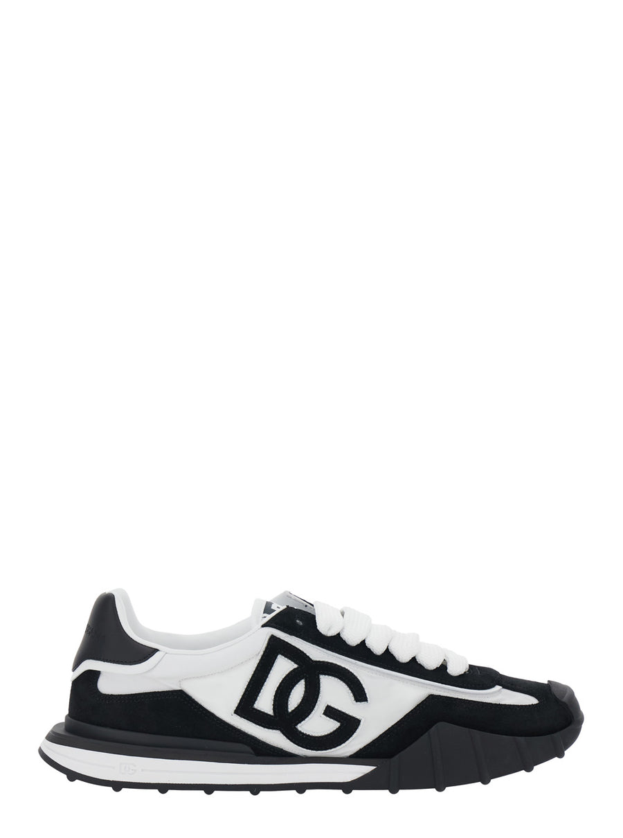 Low Top Sneakers White Leather Lamb Trainers