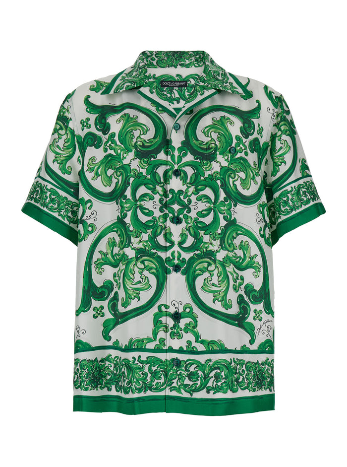 Informal Shirt Green And Blouses